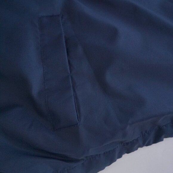 VTG '90S Notre Dame U Steve & Berry's Navy Gold Nylon Windbreaker Jacket XL - Picture 4 of 10